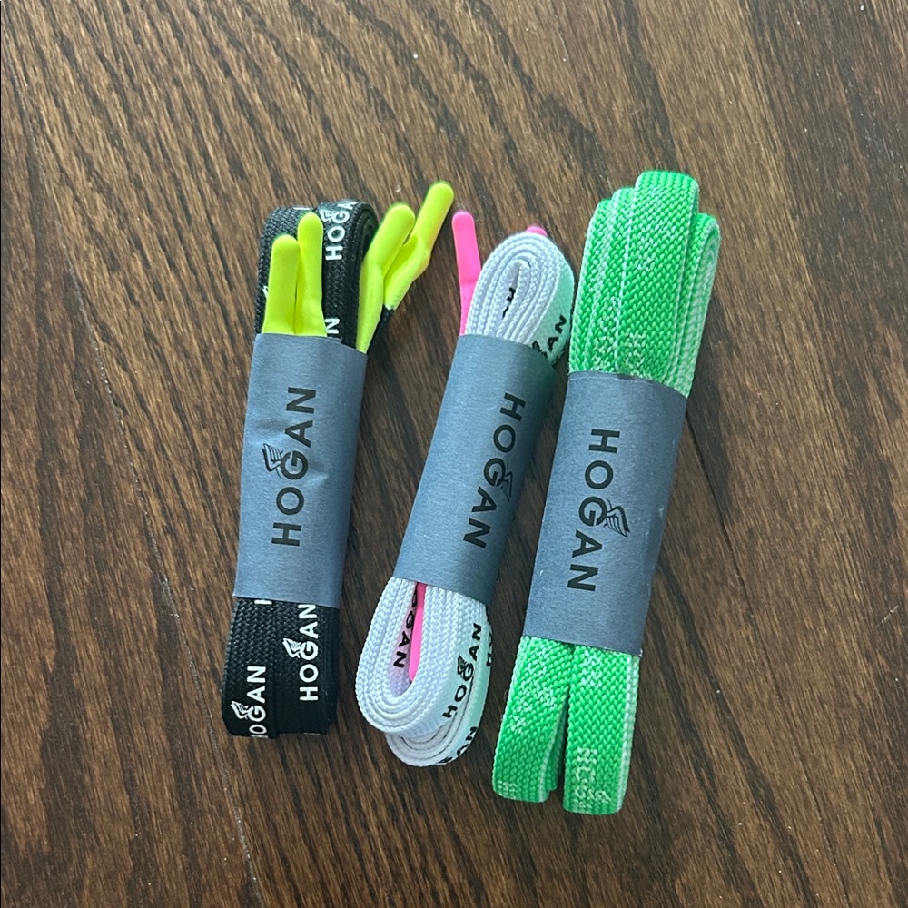 Hogan running shoes laces 3 pairs